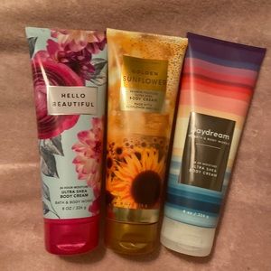 Bath and body lotion set